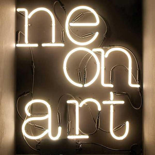 Seletti Neon Art E wall light letter white - Buy now on ShopDecor - Discover the best products by SELETTI design