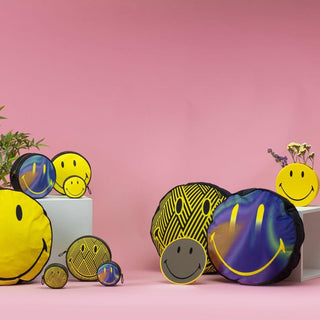 Seletti Smiley cushion Zig Zag - Buy now on ShopDecor - Discover the best products by SELETTI design