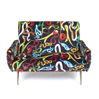 Seletti Toiletpaper Two Seater Sofa snakes - Buy now on ShopDecor - Discover the best products by TOILETPAPER HOME design