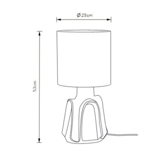 Serax Billy table lamp white h. 53 cm. - Buy now on ShopDecor - Discover the best products by SERAX design