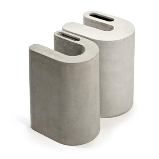 Serax FCK Concrete Ux2 set 2 vases/side tables h. 37 cm. - Buy now on ShopDecor - Discover the best products by SERAX design