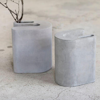 Serax FCK Concrete Ux2 set 2 vases/side tables h. 37 cm. - Buy now on ShopDecor - Discover the best products by SERAX design