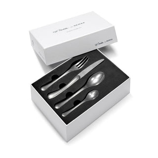 Serax Sastrugi set 24 cutlery steel stone wash - Buy now on ShopDecor - Discover the best products by SERAX design