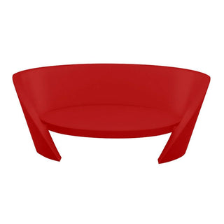 Slide Rap Sofa Polyethylene by Karim Rashid Flame red - Buy now on ShopDecor - Discover the best products by SLIDE design