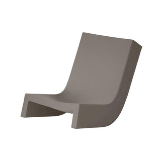 Slide Twist Chaise longue Polyethylene by Prospero Rasulo Slide Argil grey FJ - Buy now on ShopDecor - Discover the best products by SLIDE design