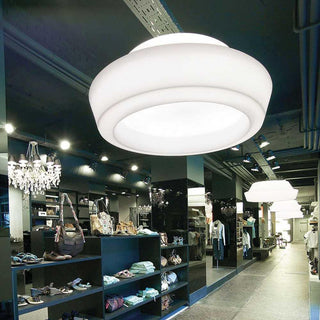 Slide Ufo Pendant Lamp diam.145 cm White by Giò Colonna Romano - Buy now on ShopDecor - Discover the best products by SLIDE design