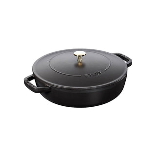 Staub Skillet with Chistera Drop-Structure diam.24 cm - Buy now on ShopDecor - Discover the best products by STAUB design
