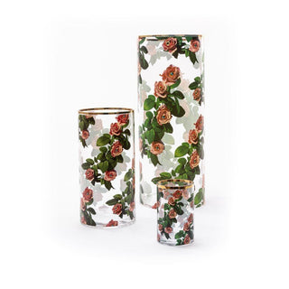 Seletti Toiletpaper Cylindrical Vases Roses vase h. 30 cm. - Buy now on ShopDecor - Discover the best products by TOILETPAPER HOME design