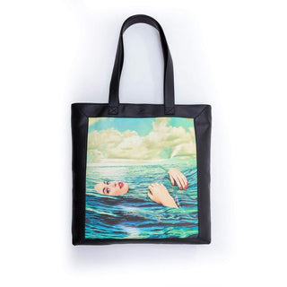 Seletti Toiletpaper Travel Tote Bag Seagirl - Buy now on ShopDecor - Discover the best products by TOILETPAPER HOME design