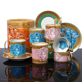 Versace meets Rosenthal Medusa Amplified espresso cup and saucer - Buy now on ShopDecor - Discover the best products by VERSACE HOME design