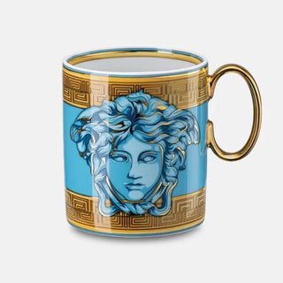 Versace meets Rosenthal Medusa Amplified mug with handle Versace Blue Coin - Buy now on ShopDecor - Discover the best products by VERSACE HOME design