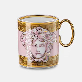 Versace meets Rosenthal Medusa Amplified mug with handle Versace Pink Coin - Buy now on ShopDecor - Discover the best products by VERSACE HOME design