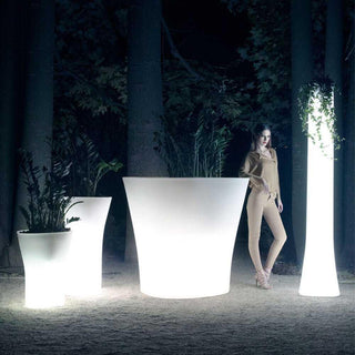 Vondom Bones vase h.120 cm LED bright white by L & R Palomba - Buy now on ShopDecor - Discover the best products by VONDOM design