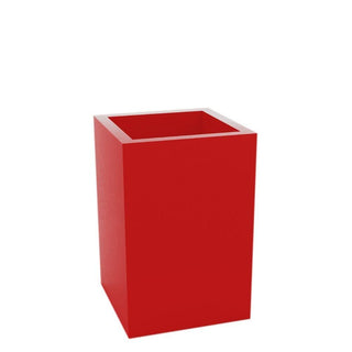 Vondom Cubo Alto vase 40x40 h.80 cm. by Studio Vondom Vondom Red - Buy now on ShopDecor - Discover the best products by VONDOM design
