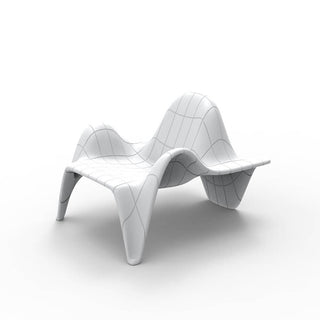Vondom F3 armchair polyethylene by Fabio Novembre Vondom White - Buy now on ShopDecor - Discover the best products by VONDOM design