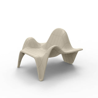 Vondom F3 armchair polyethylene by Fabio Novembre Vondom Ecru - Buy now on ShopDecor - Discover the best products by VONDOM design