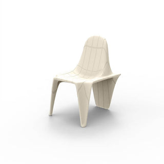 Vondom F3 chair polyethylene by Fabio Novembre Vondom Ecru - Buy now on ShopDecor - Discover the best products by VONDOM design