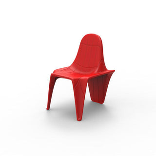 Vondom F3 chair polyethylene by Fabio Novembre Vondom Red - Buy now on ShopDecor - Discover the best products by VONDOM design