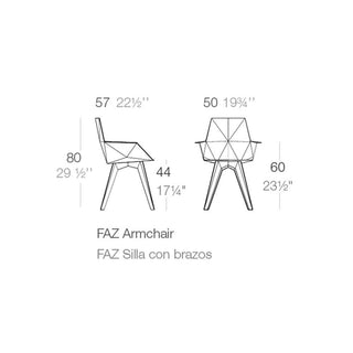 Vondom Faz small armchair polyethylene by Ramón Esteve - Buy now on ShopDecor - Discover the best products by VONDOM design