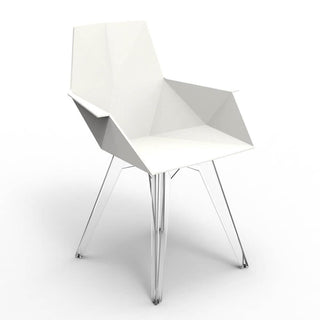 Vondom Faz small armchair polyethylene by Ramón Esteve Vondom White - Buy now on ShopDecor - Discover the best products by VONDOM design
