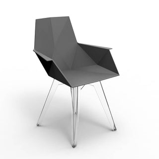 Vondom Faz small armchair polyethylene by Ramón Esteve Vondom Black - Buy now on ShopDecor - Discover the best products by VONDOM design