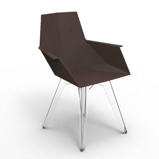 Vondom Faz small armchair polyethylene by Ramón Esteve Vondom Bronze - Buy now on ShopDecor - Discover the best products by VONDOM design