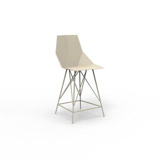 Vondom Faz stool h. seat 66 cm. by Ramón Esteve Vondom Ecru - Buy now on ShopDecor - Discover the best products by VONDOM design