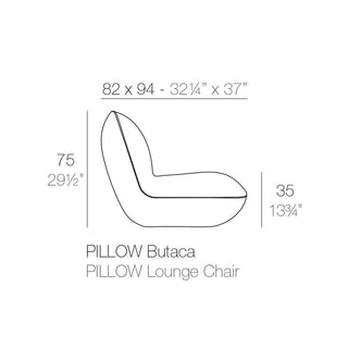 Vondom Pillow armchair LED bright white/RGBW multicolor - Buy now on ShopDecor - Discover the best products by VONDOM design