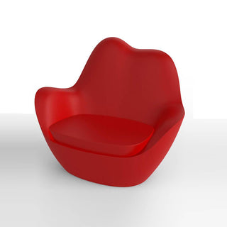 Vondom Sabinas armchair polyethylene by Javier Mariscal Vondom Red - Buy now on ShopDecor - Discover the best products by VONDOM design