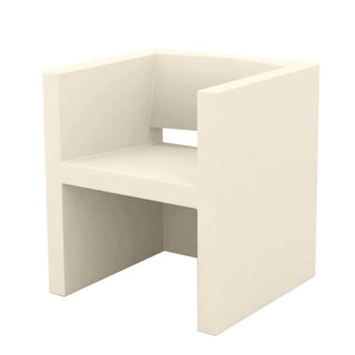 Vondom Vela chair polyethylene by Ramón Esteve Vondom Ecru - Buy now on ShopDecor - Discover the best products by VONDOM design