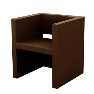 Vondom Vela chair polyethylene by Ramón Esteve Vondom Bronze - Buy now on ShopDecor - Discover the best products by VONDOM design