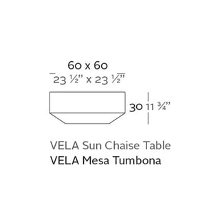 Vondom Vela low table polyethylene by Ramón Esteve - Buy now on ShopDecor - Discover the best products by VONDOM design