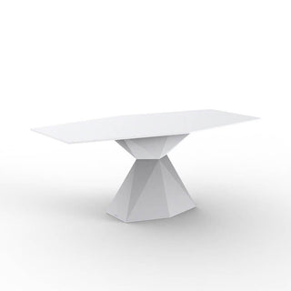 Vondom Vertex table with top HPL 180x94 cm white by Karim Rashid - Buy now on ShopDecor - Discover the best products by VONDOM design