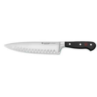 Wusthof Classic cook's knife with hollow edge 20 cm. black - Buy now on ShopDecor - Discover the best products by WÜSTHOF design