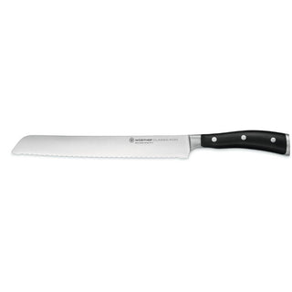Wusthof Classic Ikon bread knife 23 cm. black - Buy now on ShopDecor - Discover the best products by WÜSTHOF design