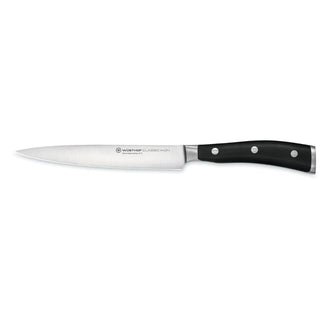Wusthof Classic Ikon utility knife 16 cm. black - Buy now on ShopDecor - Discover the best products by WÜSTHOF design